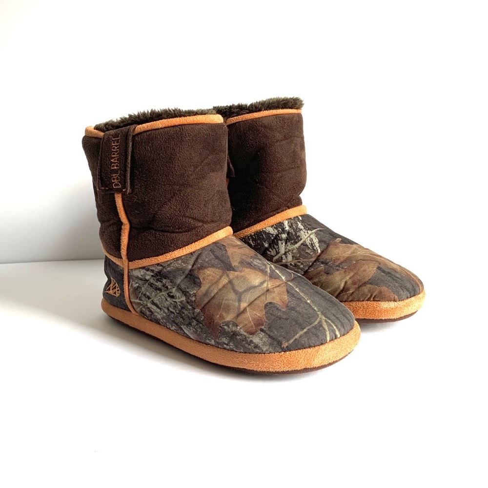 DBL Barrel Boys Camo Slippers